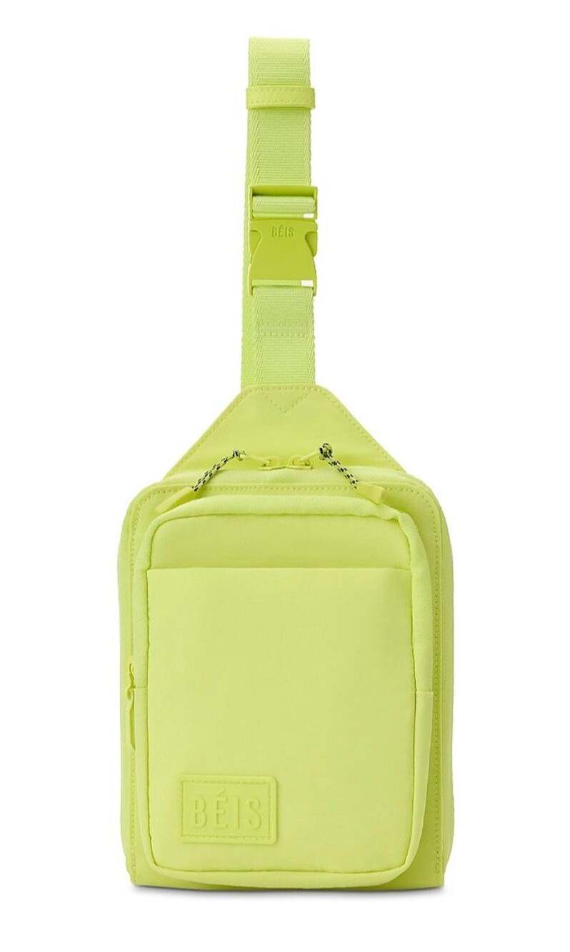 Béis Sport Sling Neon Yellow Crossbody Bag
